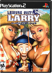 Leisure Suit Larry Magna Cum Laude Playstation 2 US box art